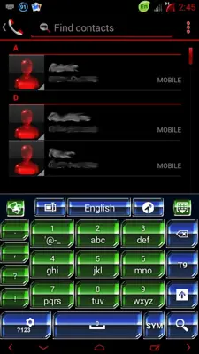 Alien Hive GO Keyboard Theme android App screenshot 4