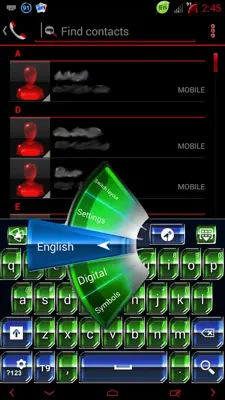 Alien Hive GO Keyboard Theme android App screenshot 5